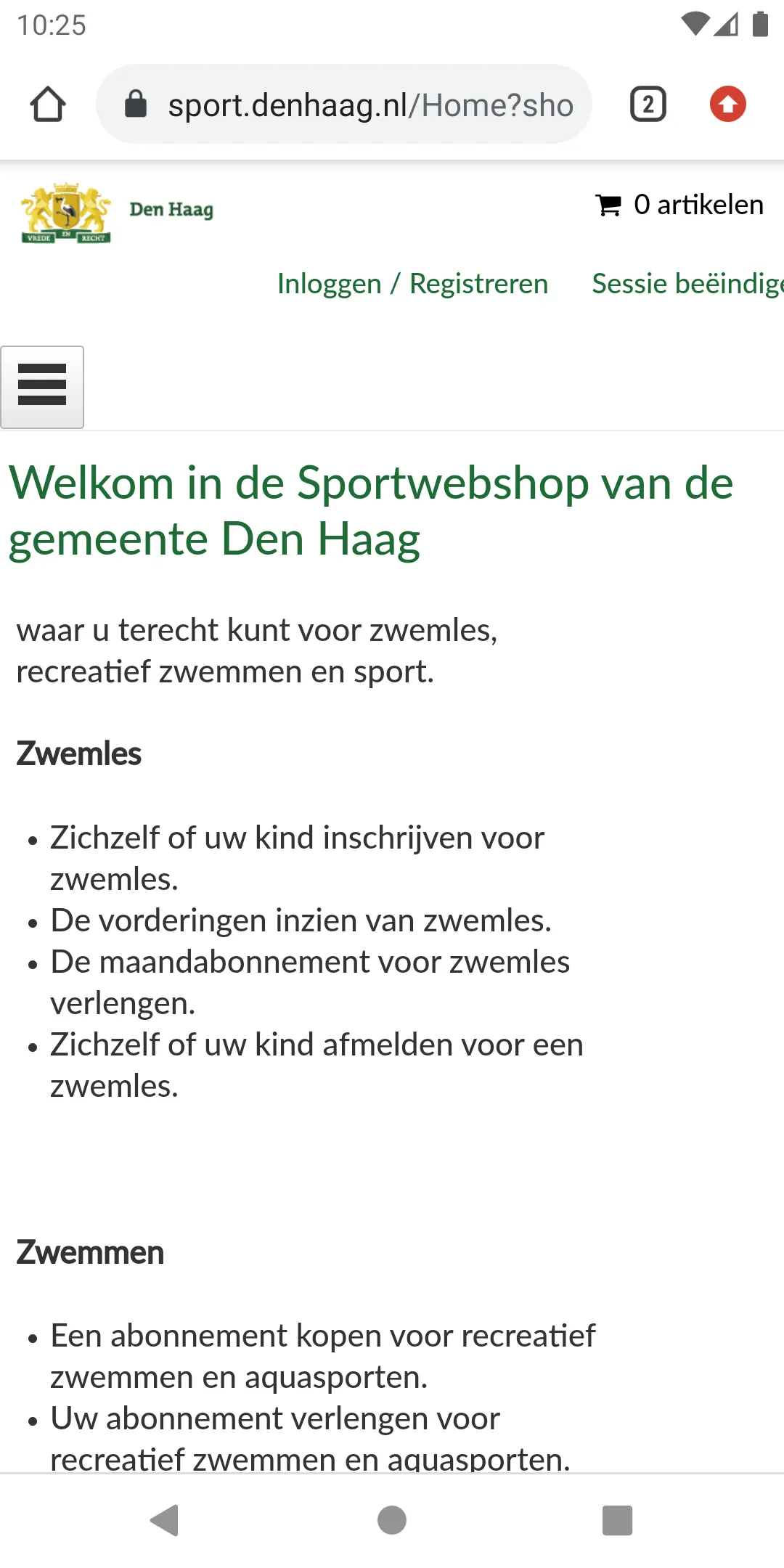 ZwemApp Den Haag | Indus Appstore | Screenshot