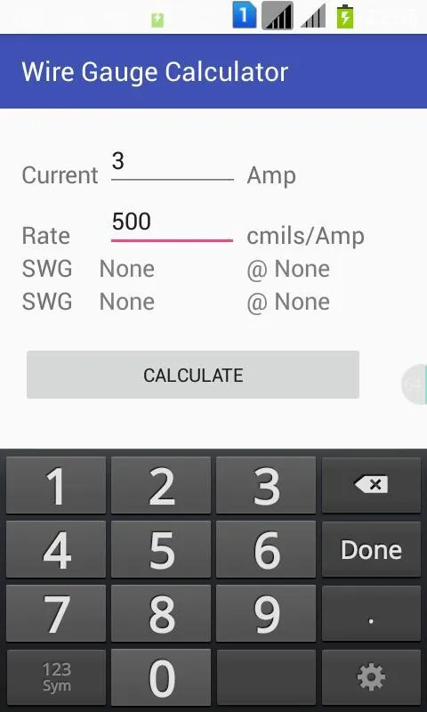 Wire Gauge Calculator | Indus Appstore | Screenshot