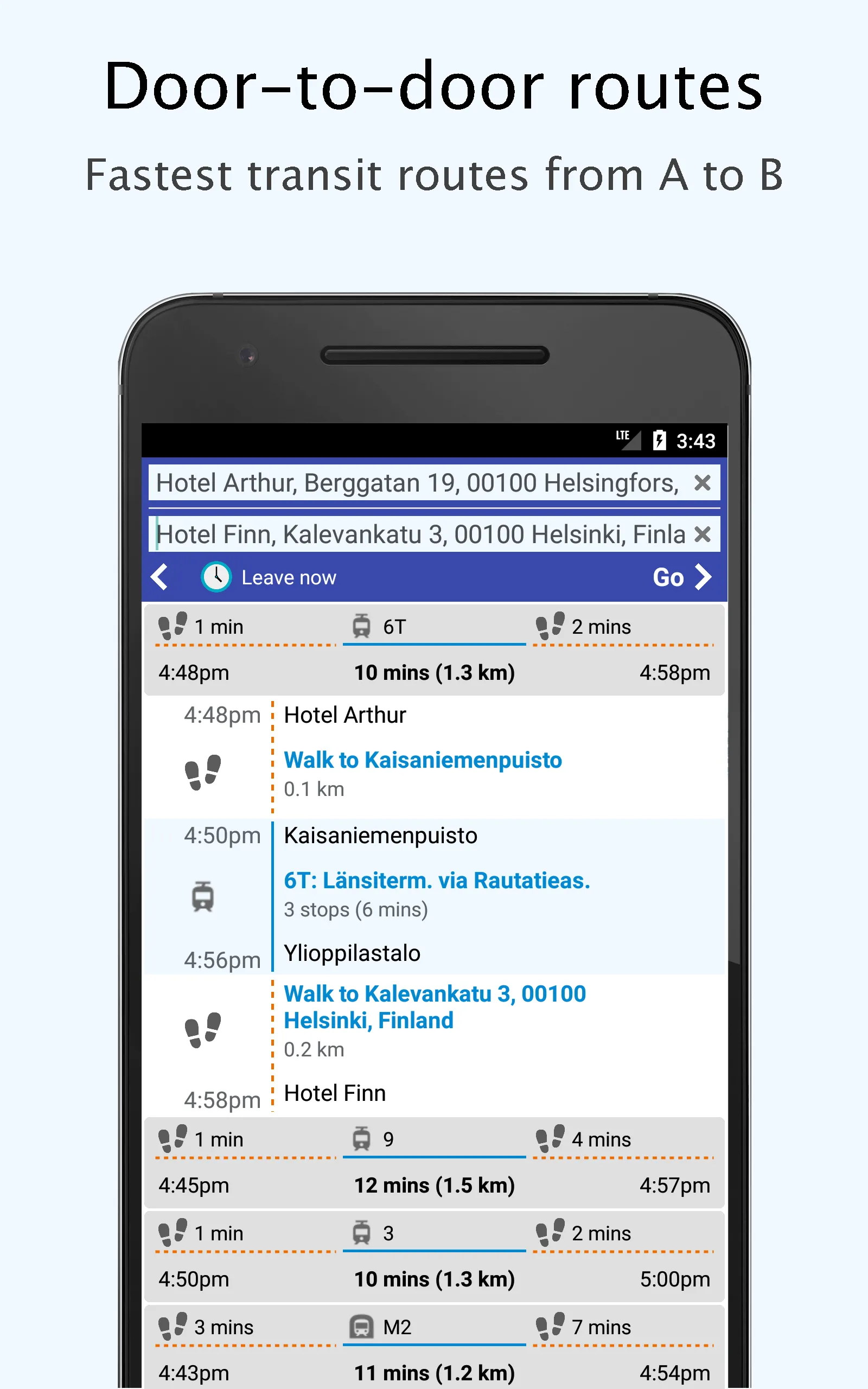 Helsinki Transit Live/Offline | Indus Appstore | Screenshot