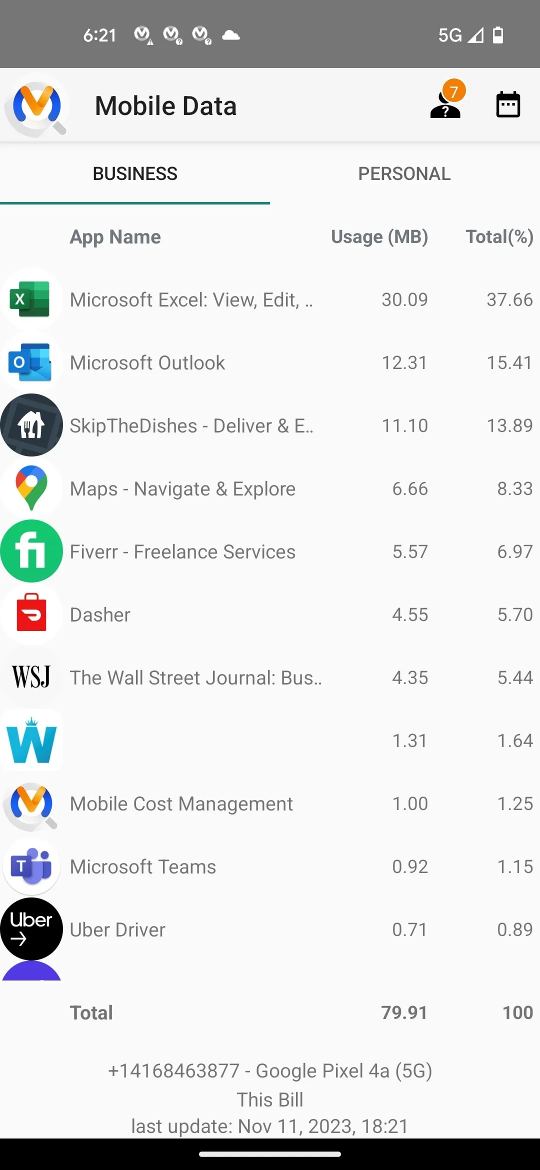 Mobile Cost Management | Indus Appstore | Screenshot