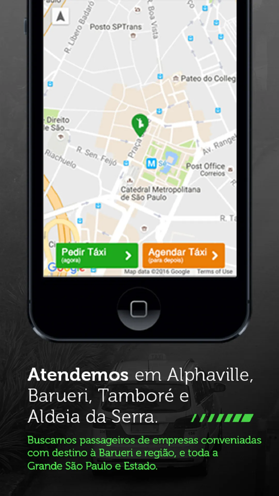 Central Táxi Verde Branco | Indus Appstore | Screenshot