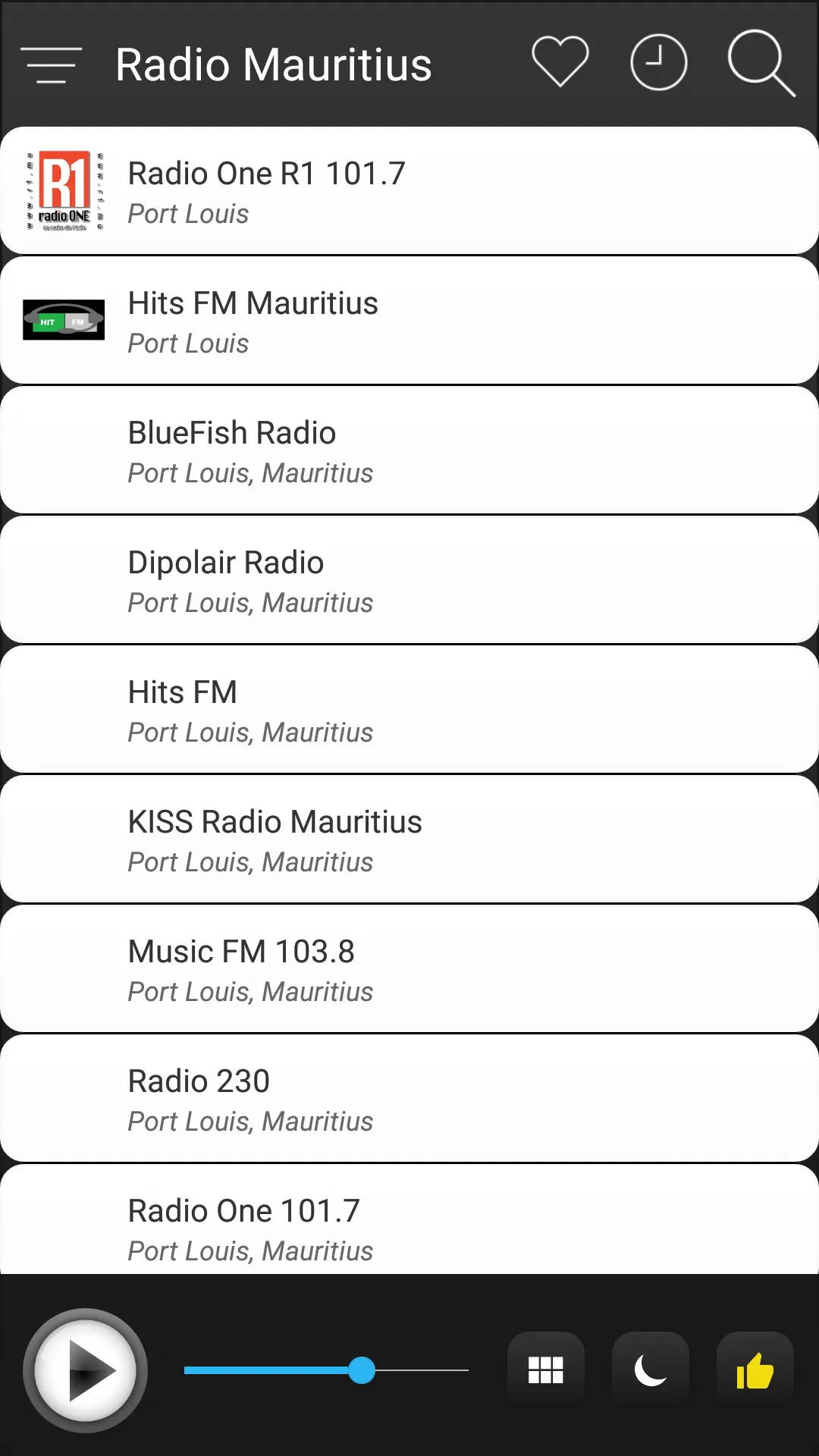 Mauritius Radio FM AM Music | Indus Appstore | Screenshot