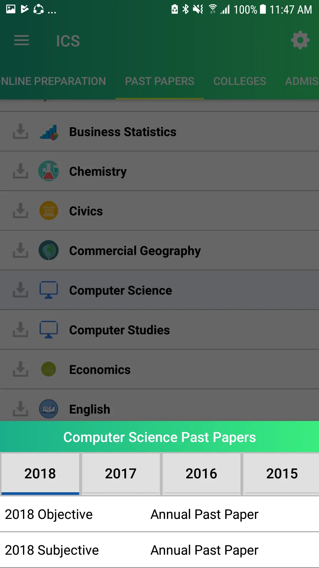 ICS-Inter in Computer Science | Indus Appstore | Screenshot