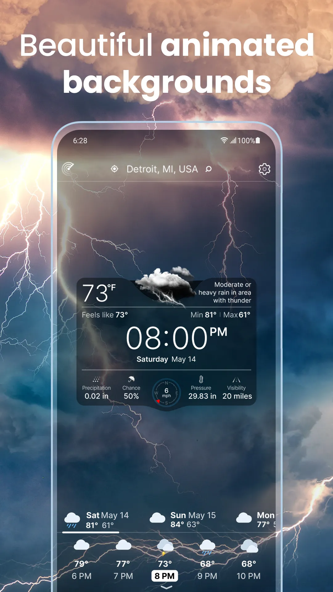 Weather Live° | Indus Appstore | Screenshot