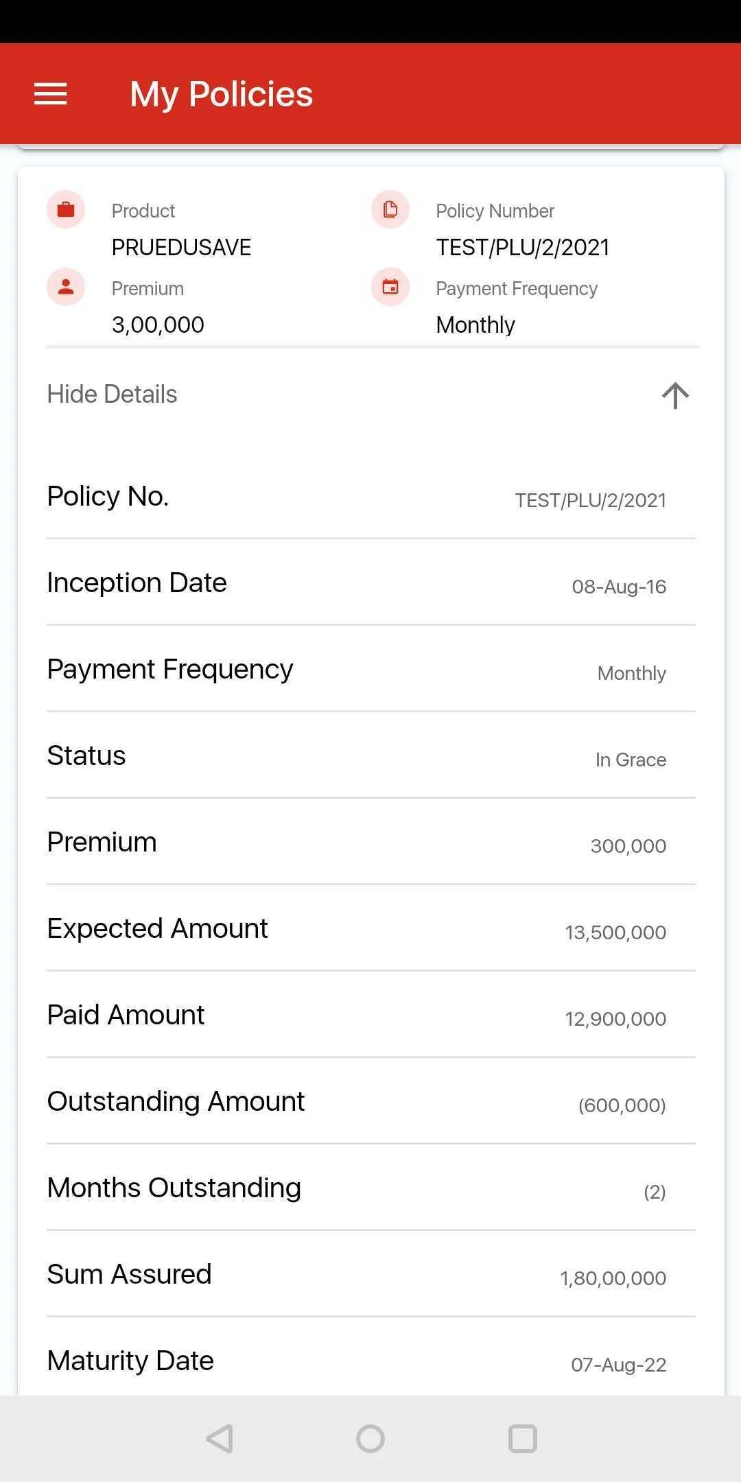 Prudential Uganda | Indus Appstore | Screenshot