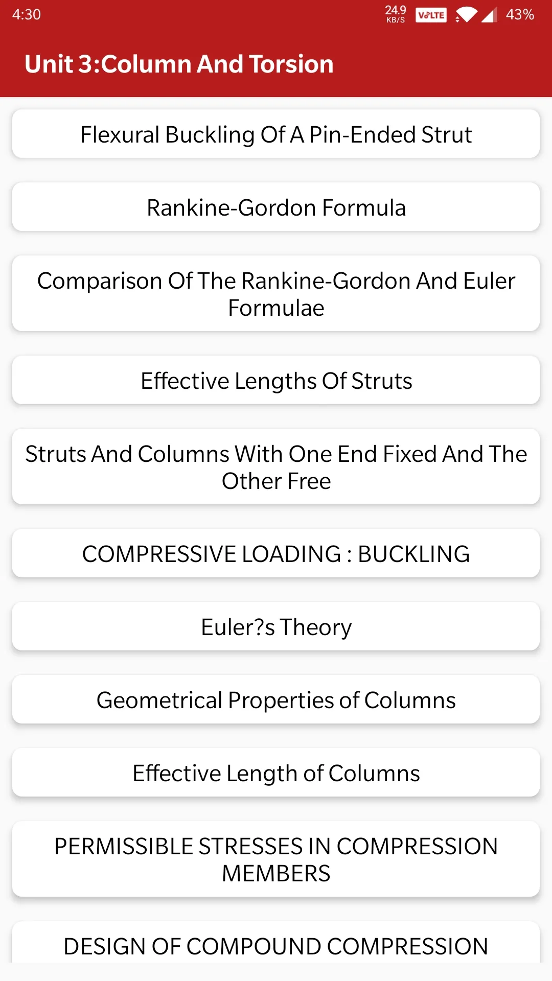 Strength of Materials - SOM | Indus Appstore | Screenshot