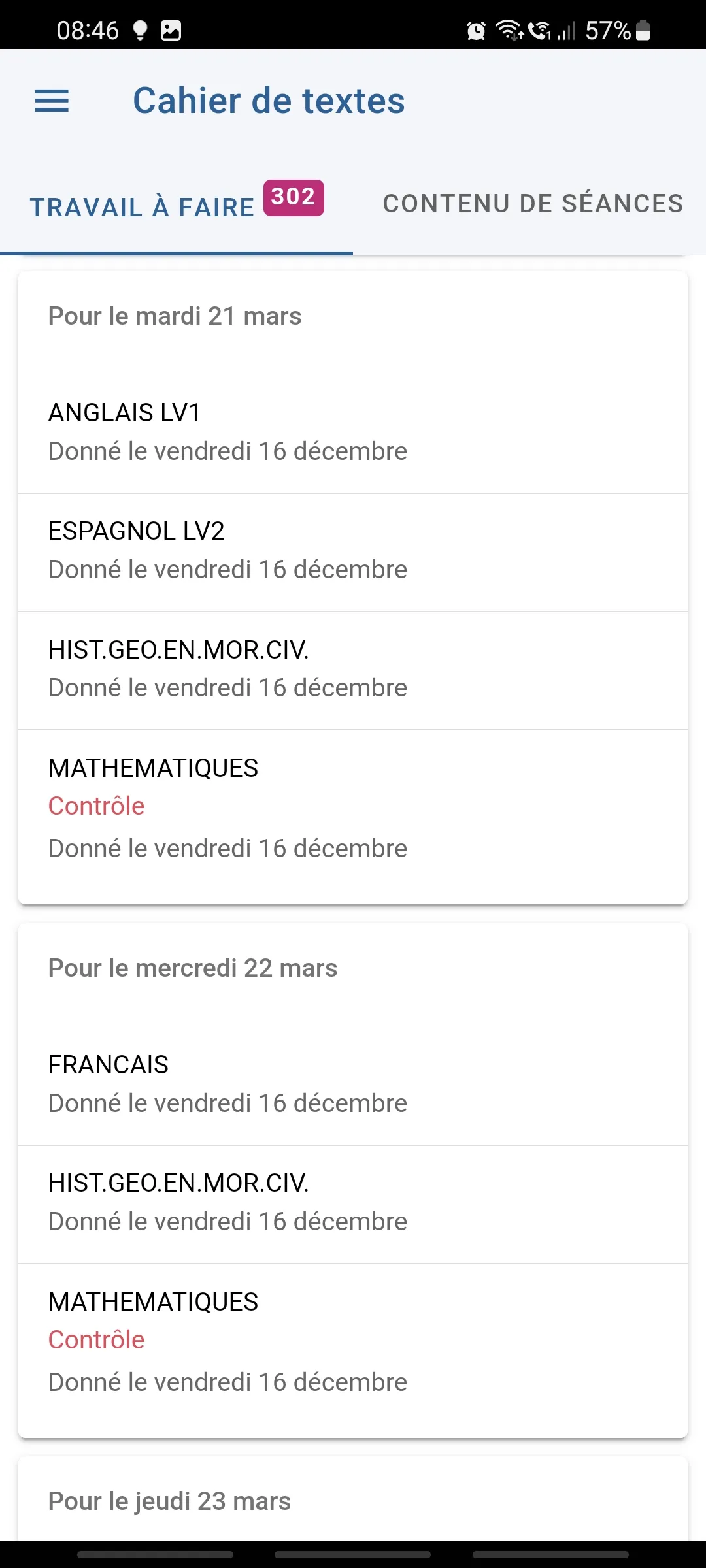 Mon EcoleDirecte | Indus Appstore | Screenshot