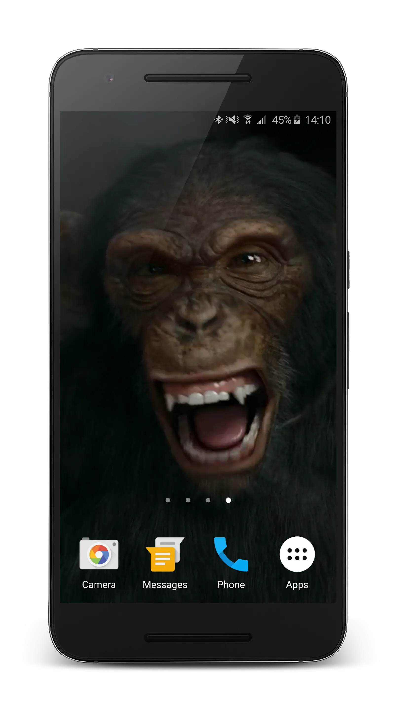 Talking Monkey Live Wallpaper | Indus Appstore | Screenshot