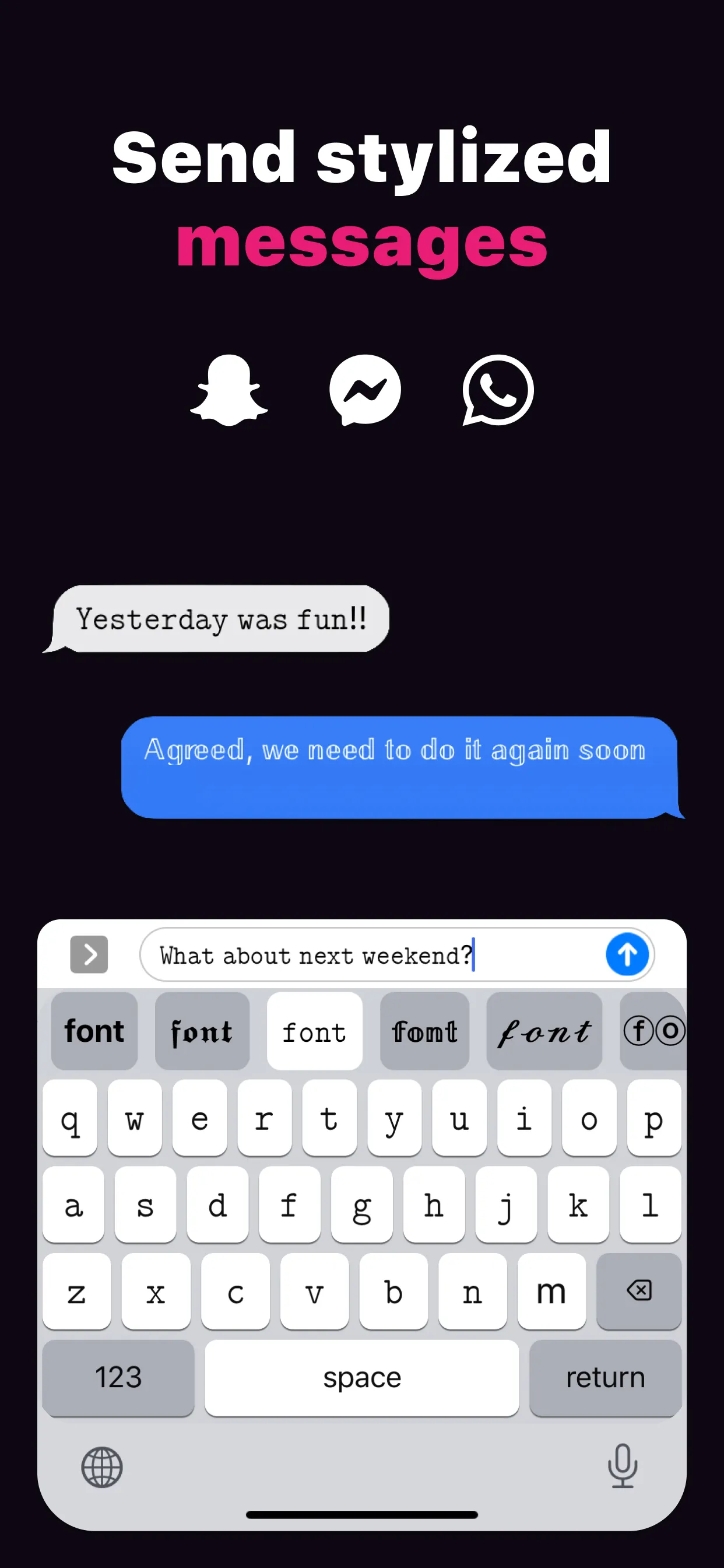 Fontkey - Fonts Keyboard Emoji | Indus Appstore | Screenshot