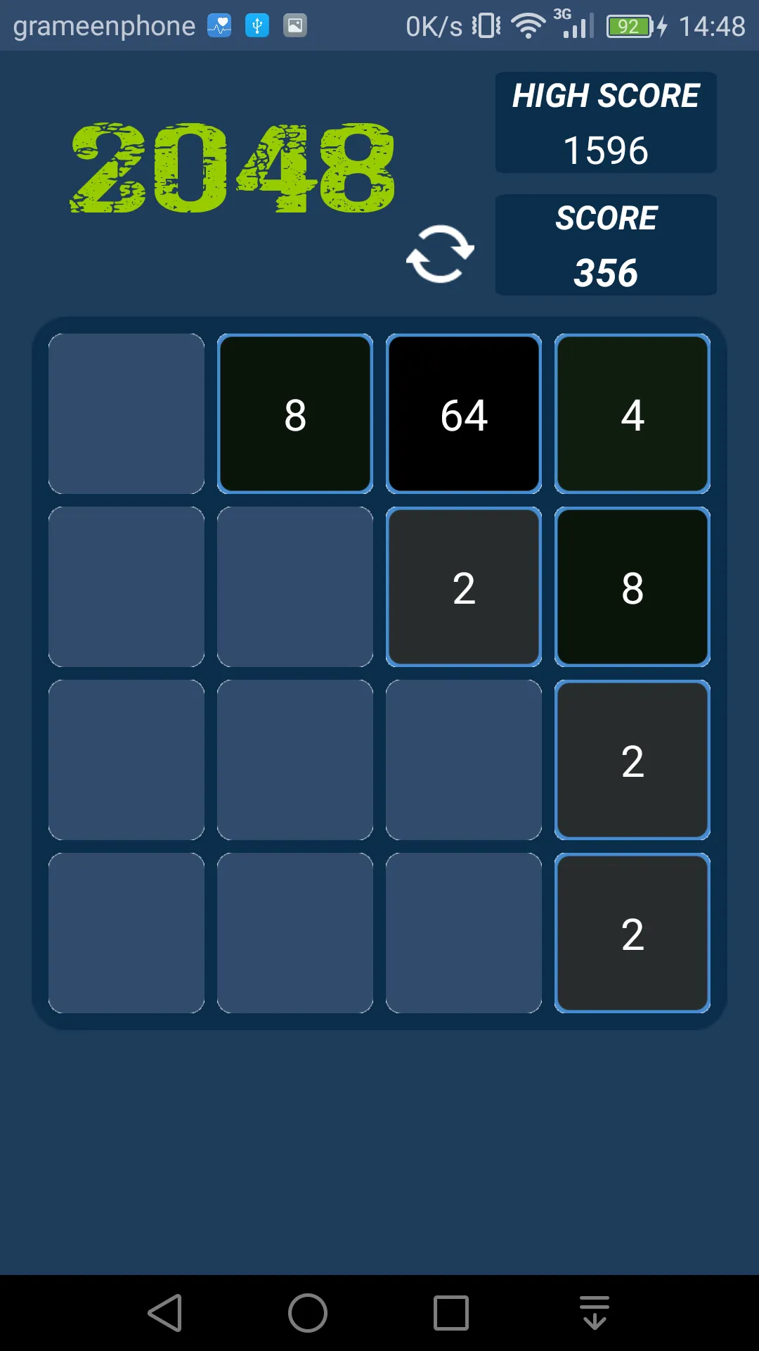 2048 (Circle+Square+Polygon) | Indus Appstore | Screenshot