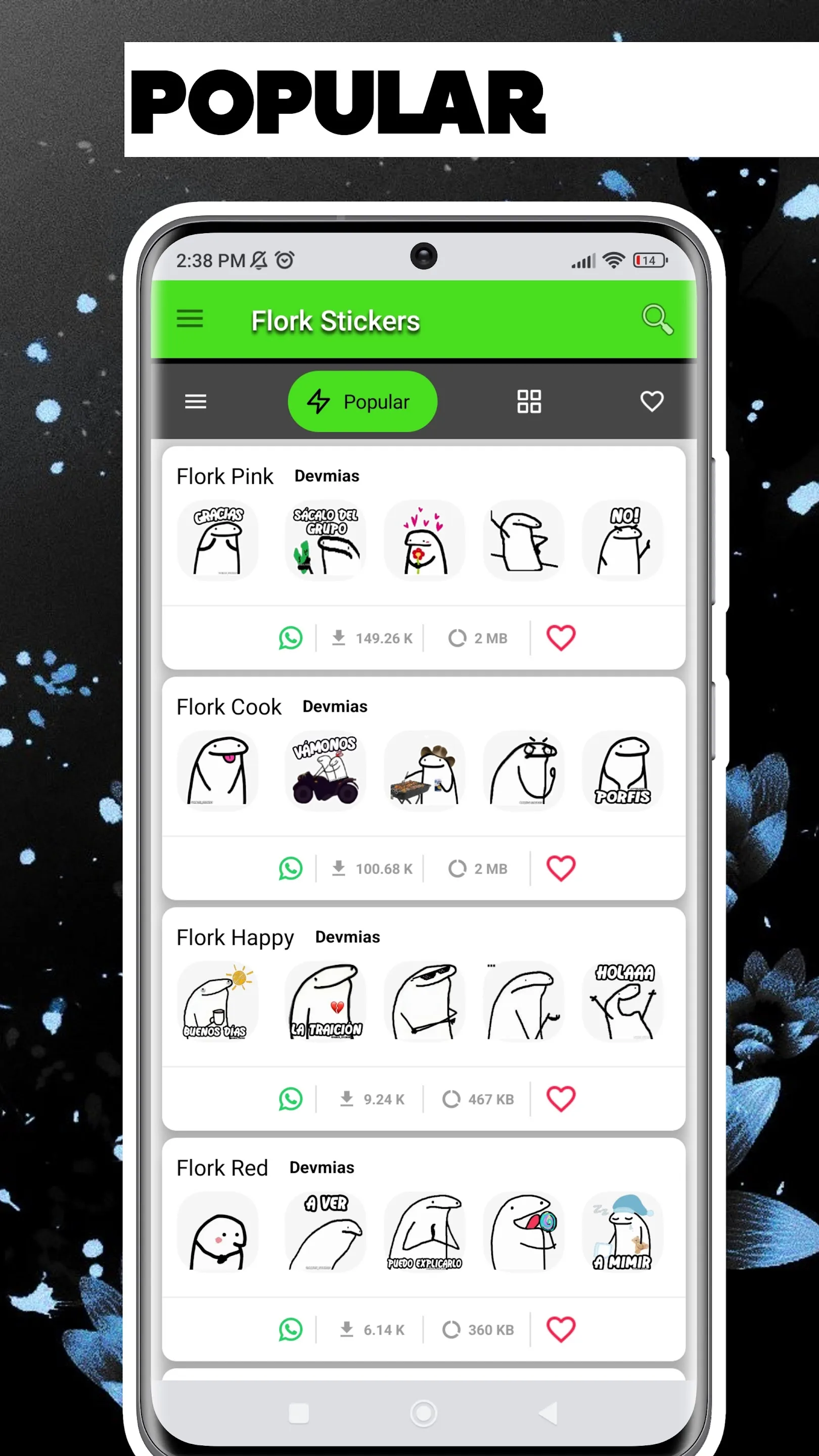 Flork Stickers for whatsapp | Indus Appstore | Screenshot