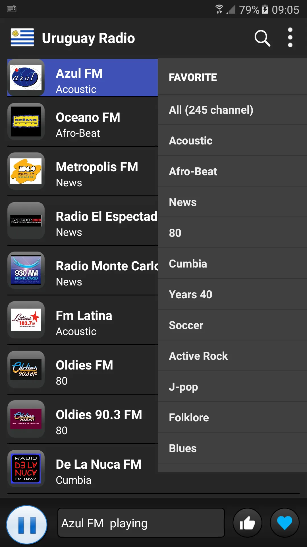 Radio Uruguay  - AM FM Online | Indus Appstore | Screenshot