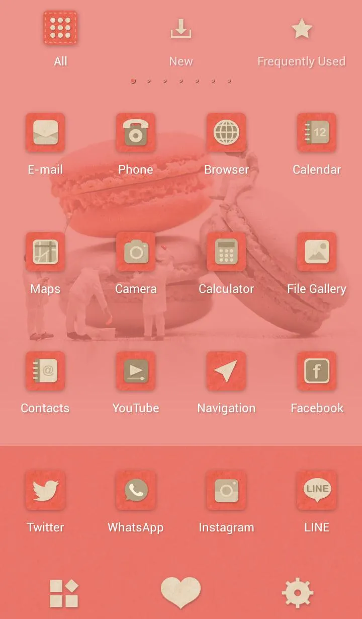 Miniature Macaroon Paint Theme | Indus Appstore | Screenshot