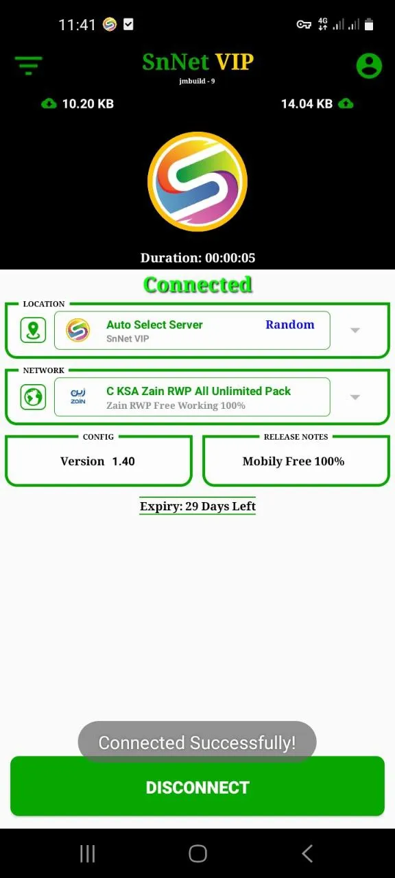 SnNet VIP | Indus Appstore | Screenshot