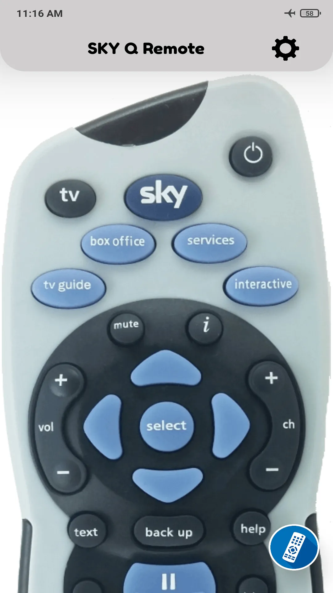 Remote For SKY Q HD BOX UK/Ger | Indus Appstore | Screenshot