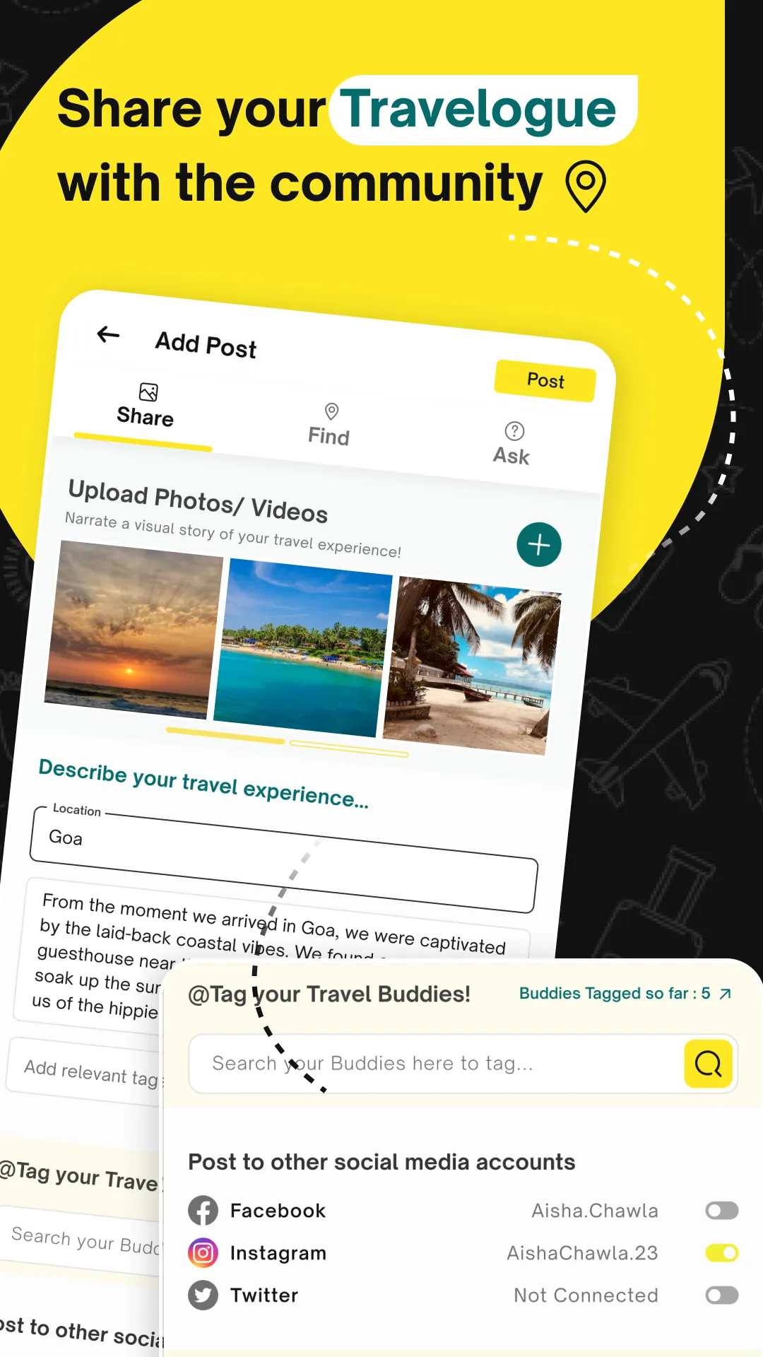 Travel Buddy Meet & Book Trips | Indus Appstore | Screenshot