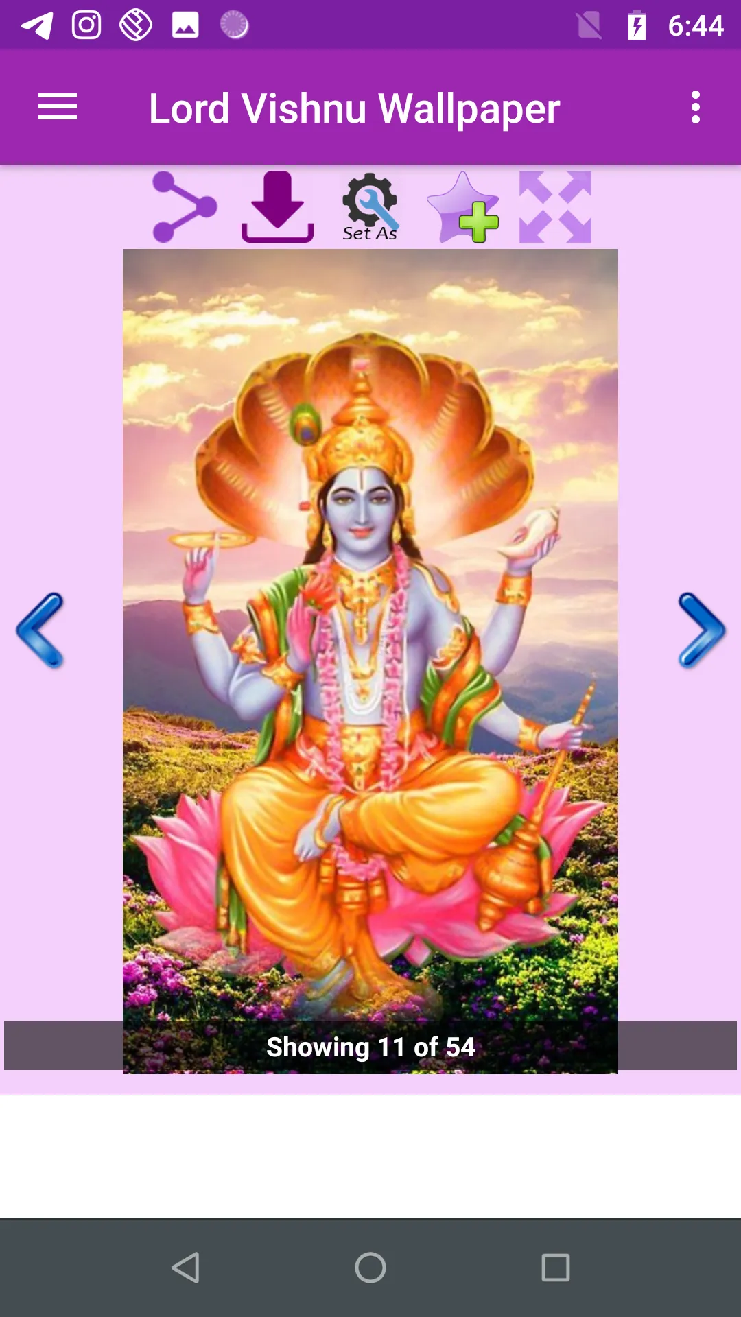 Lord Vishnu Wallpaper | Indus Appstore | Screenshot