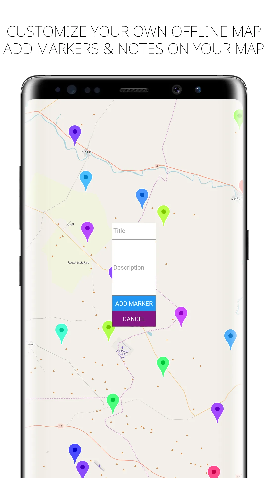 Iraq Offline Map | Indus Appstore | Screenshot