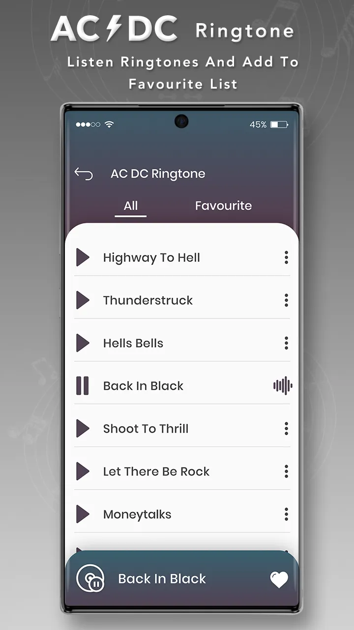 AC DC Ringtone | Indus Appstore | Screenshot