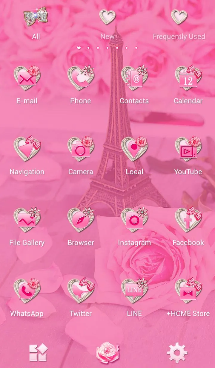 Roses & Paris Theme +HOME | Indus Appstore | Screenshot