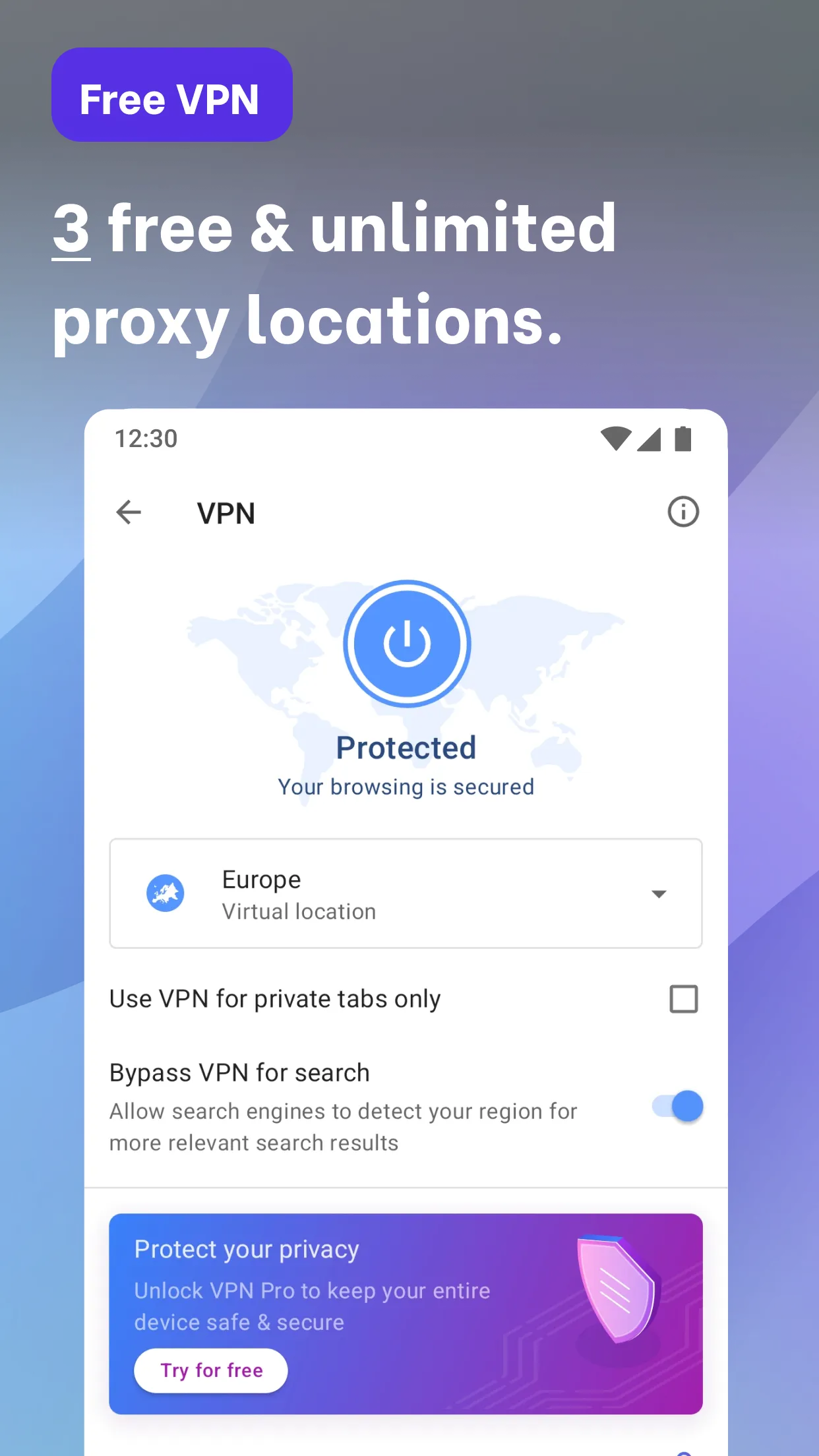 Opera browser with AI & VPN | Indus Appstore | Screenshot