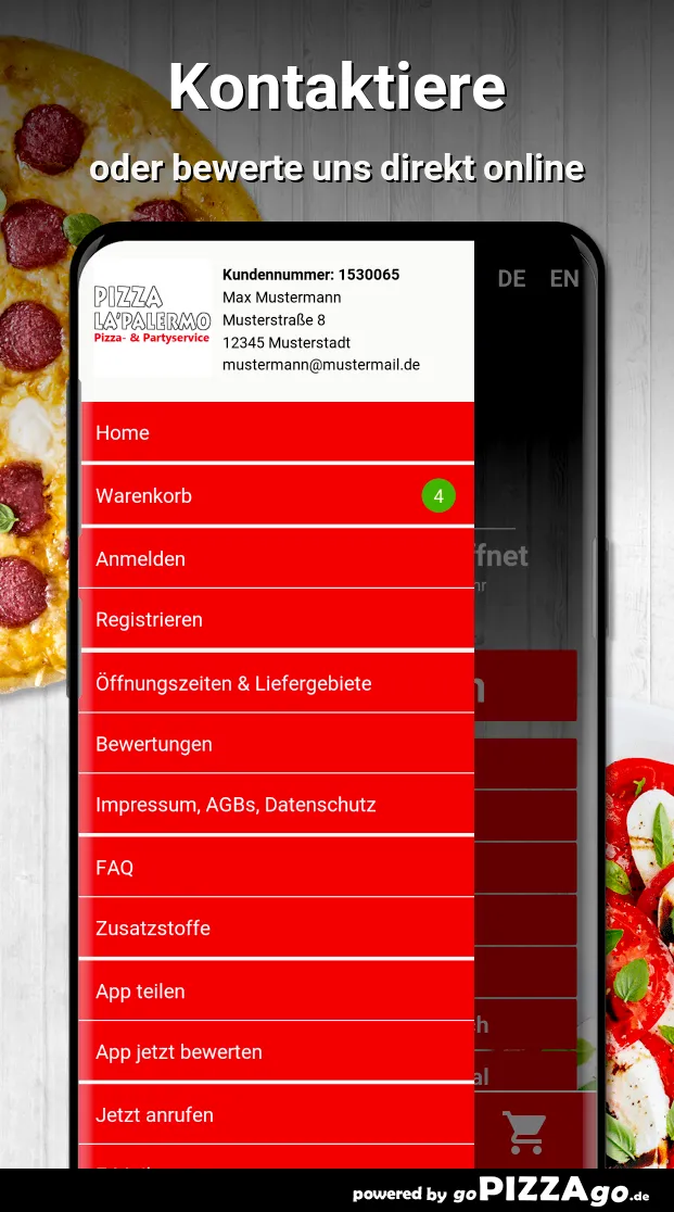 Pizza La Palermo Nürnberg | Indus Appstore | Screenshot