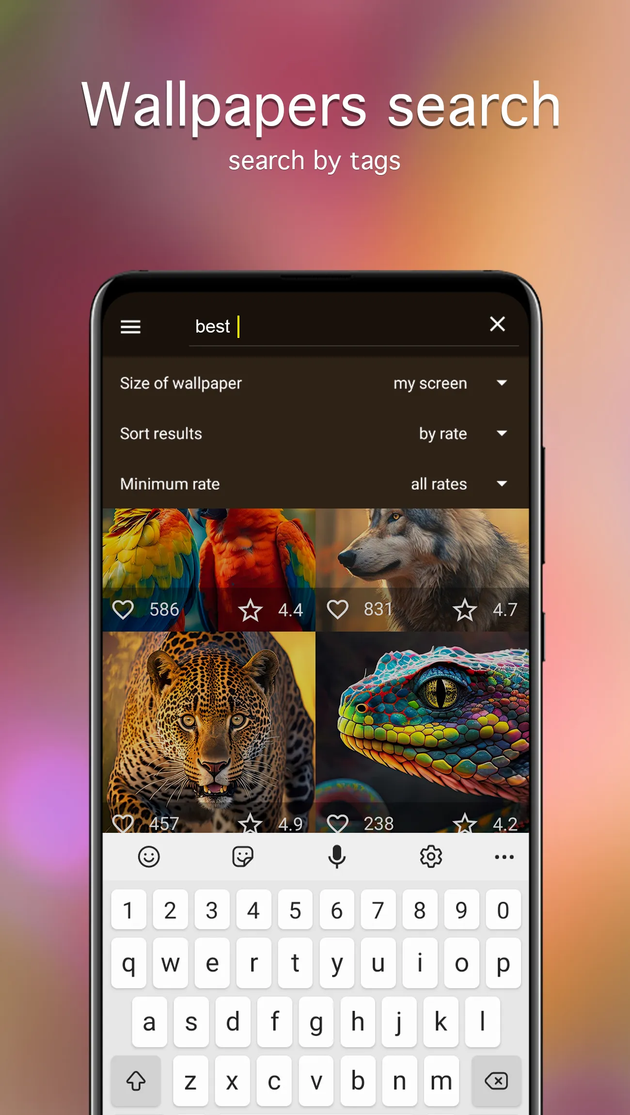 Animal Wallpapers 4K | Indus Appstore | Screenshot