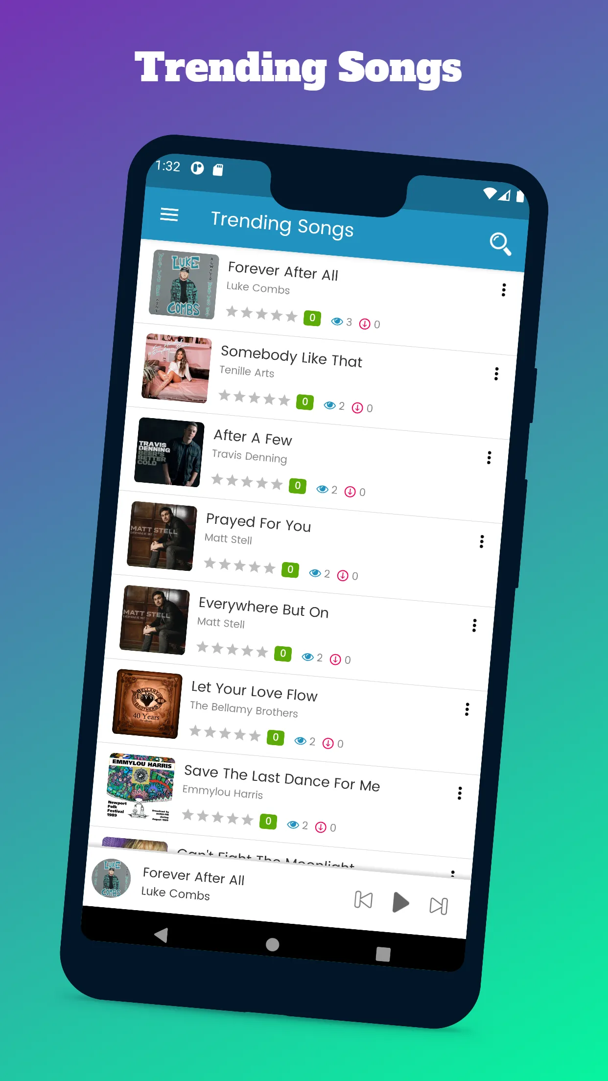 Country Music Songs Player | Indus Appstore | Screenshot