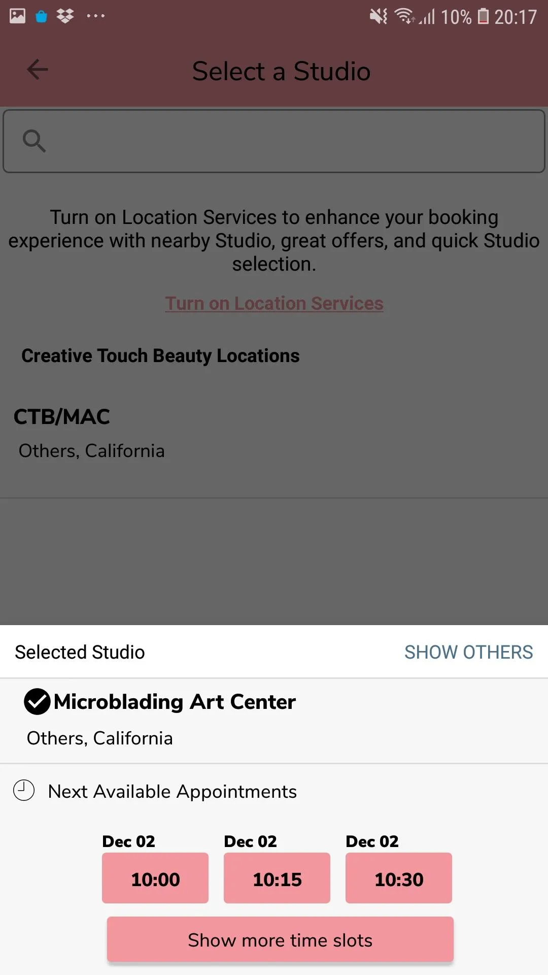 Creative Touch Beauty and Micr | Indus Appstore | Screenshot