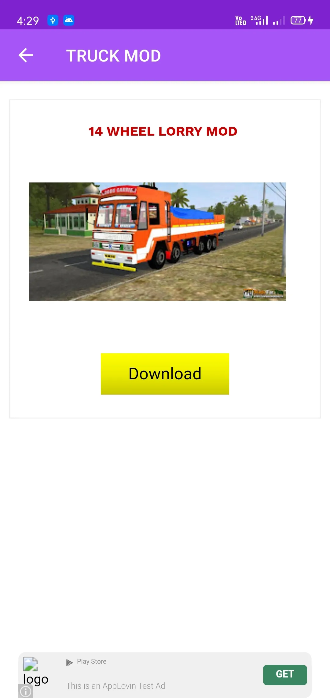 Truck Mod Bussid | Indonesia | Indus Appstore | Screenshot