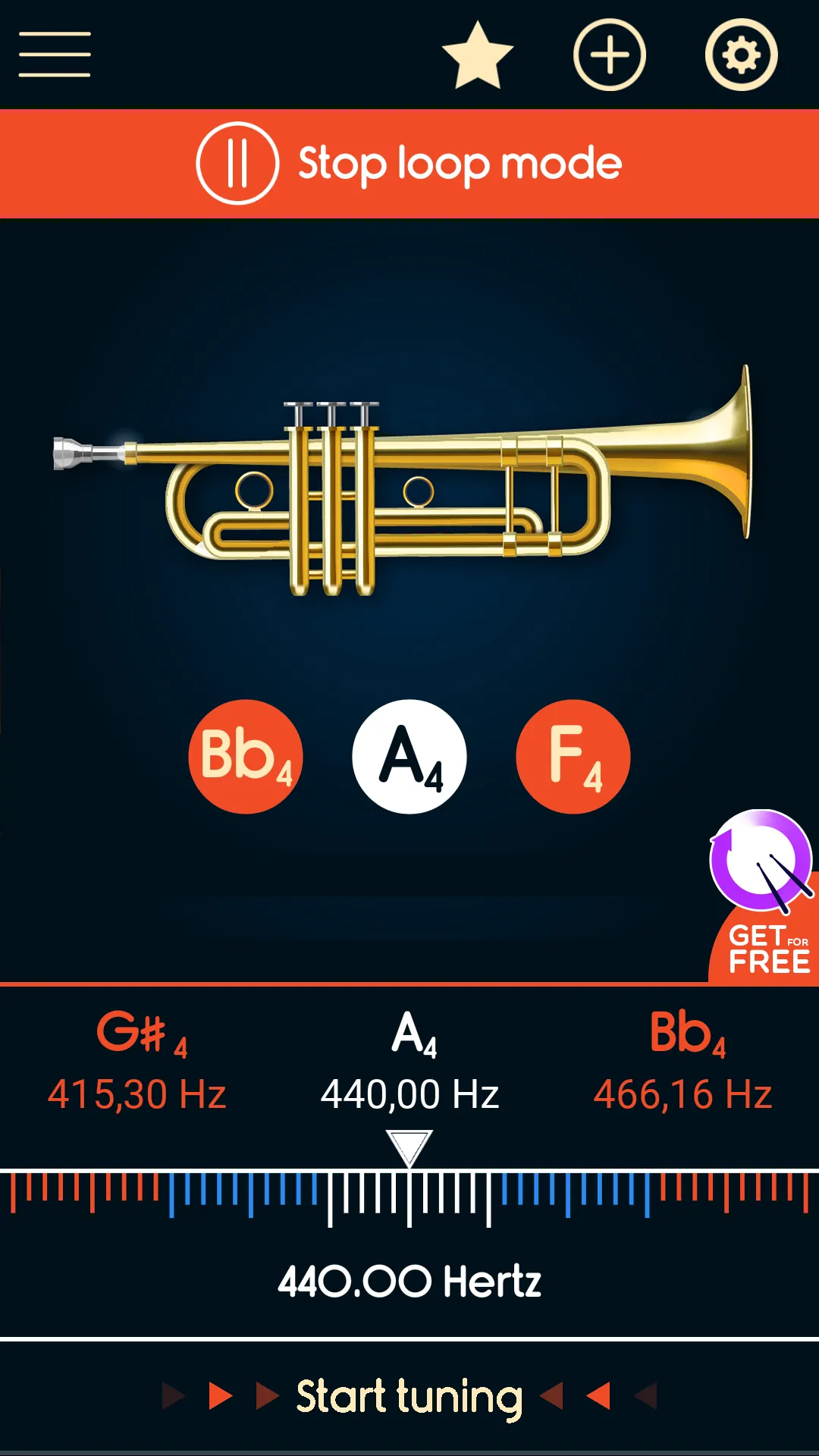 Master Trumpet Tuner | Indus Appstore | Screenshot