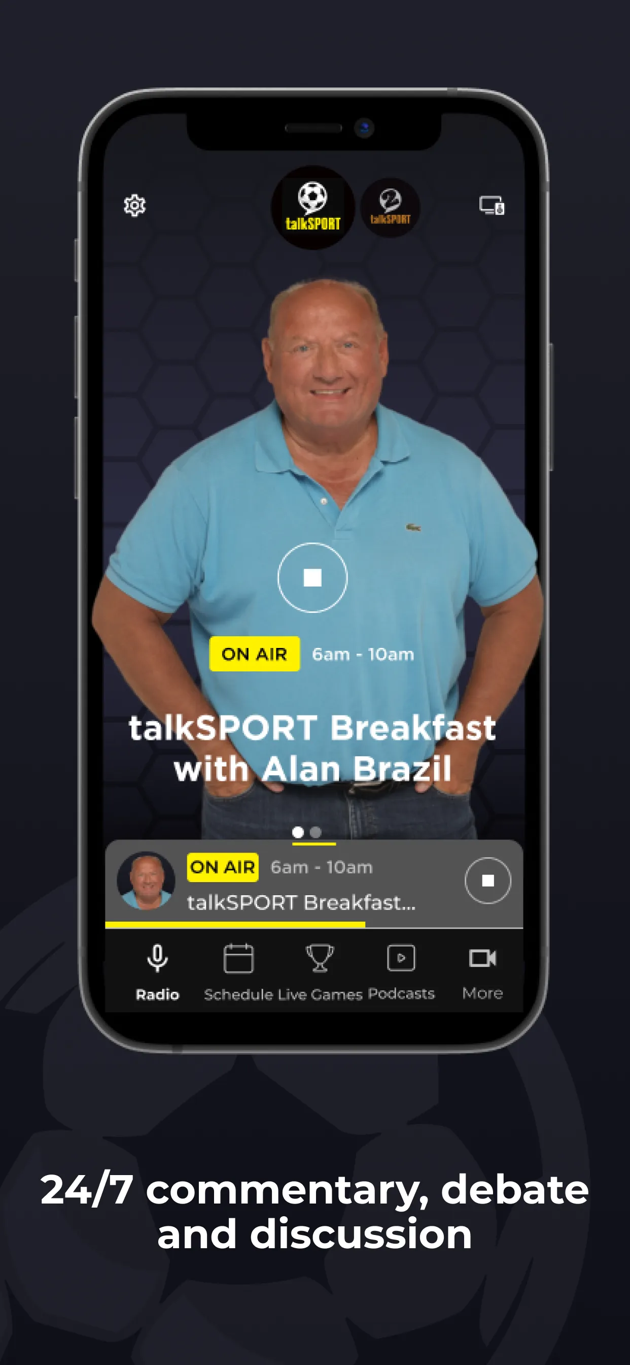 talkSPORT - Live Sports Radio | Indus Appstore | Screenshot