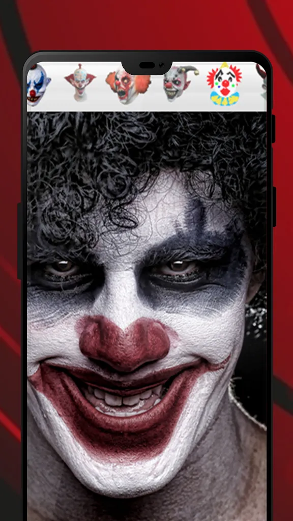 Scary Clown Face Photo Editor | Indus Appstore | Screenshot