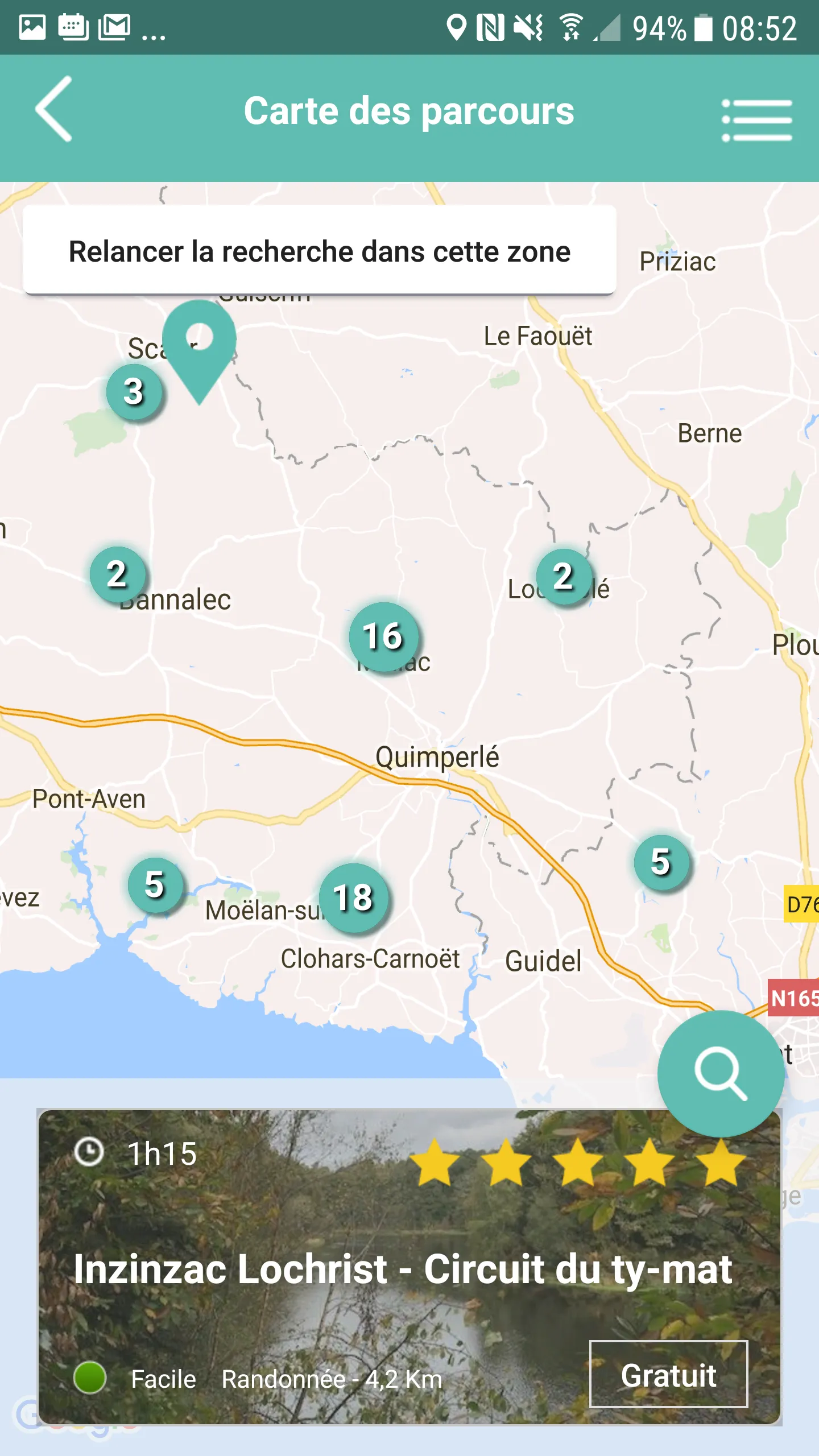 Rando Bretagne Sud | Indus Appstore | Screenshot