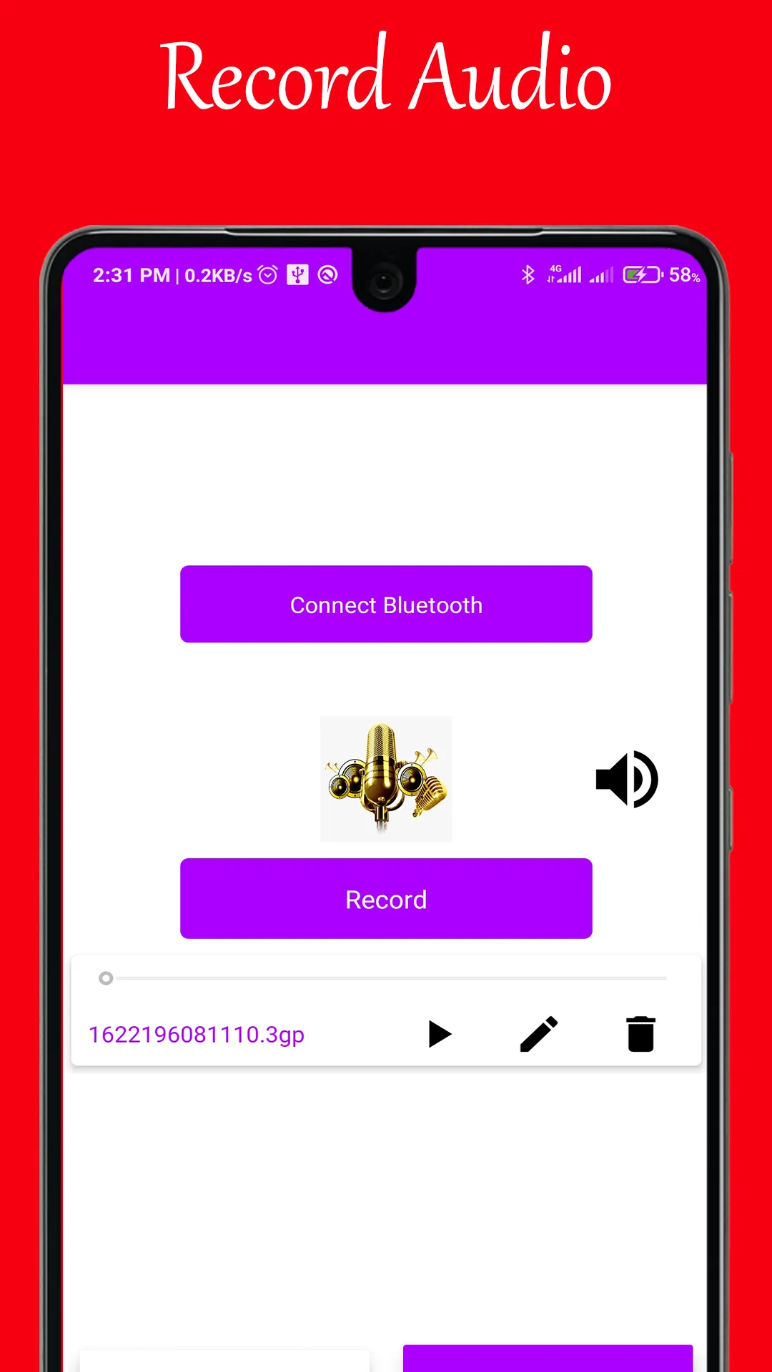 Mic to Speaker Bluetooth live | Indus Appstore | Screenshot