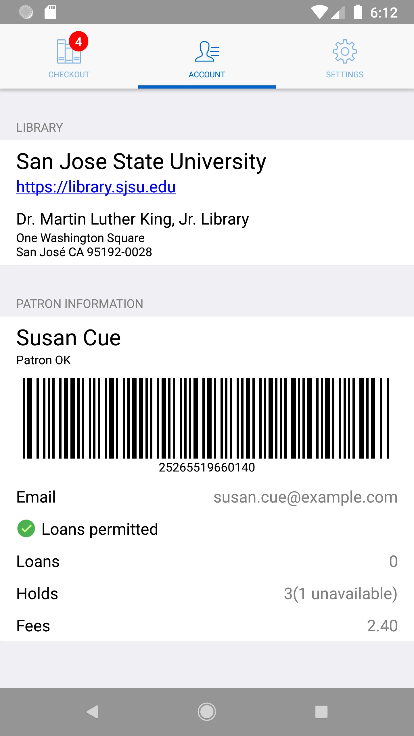 SJSU UScan | Indus Appstore | Screenshot