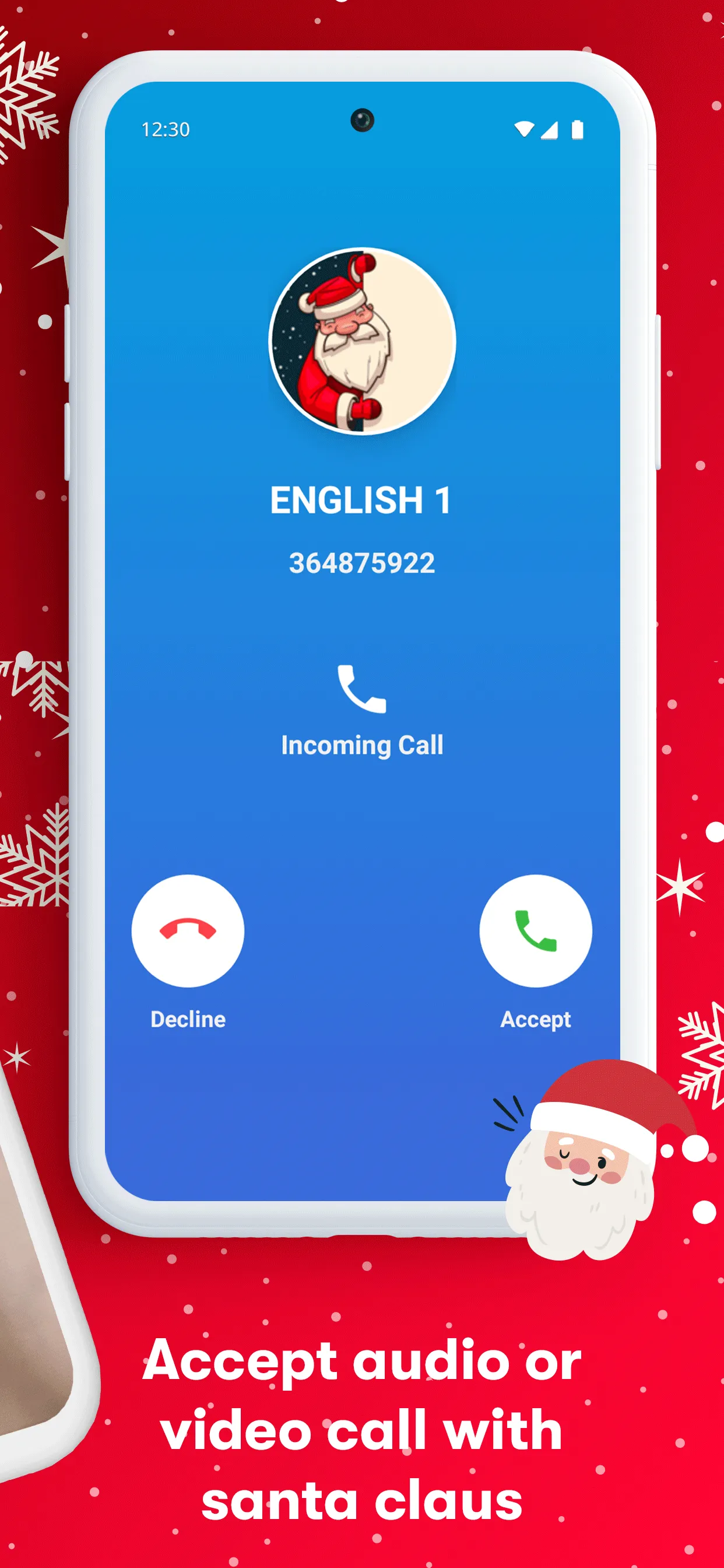 Santa Claus Video Call Prank | Indus Appstore | Screenshot