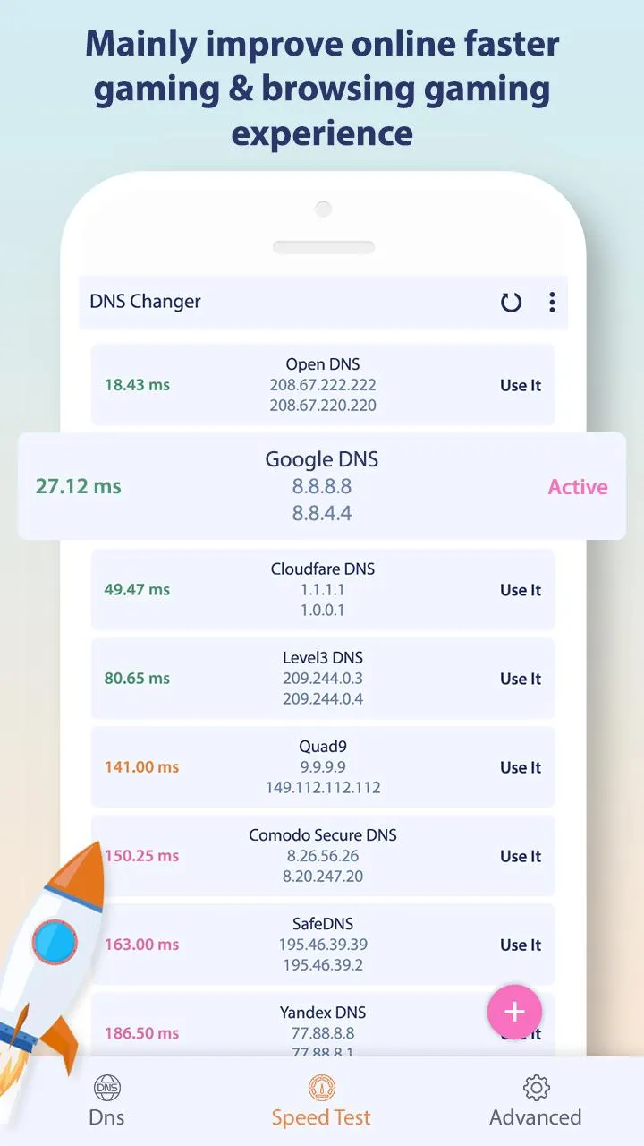 Change DNS Server, Browse Fast | Indus Appstore | Screenshot