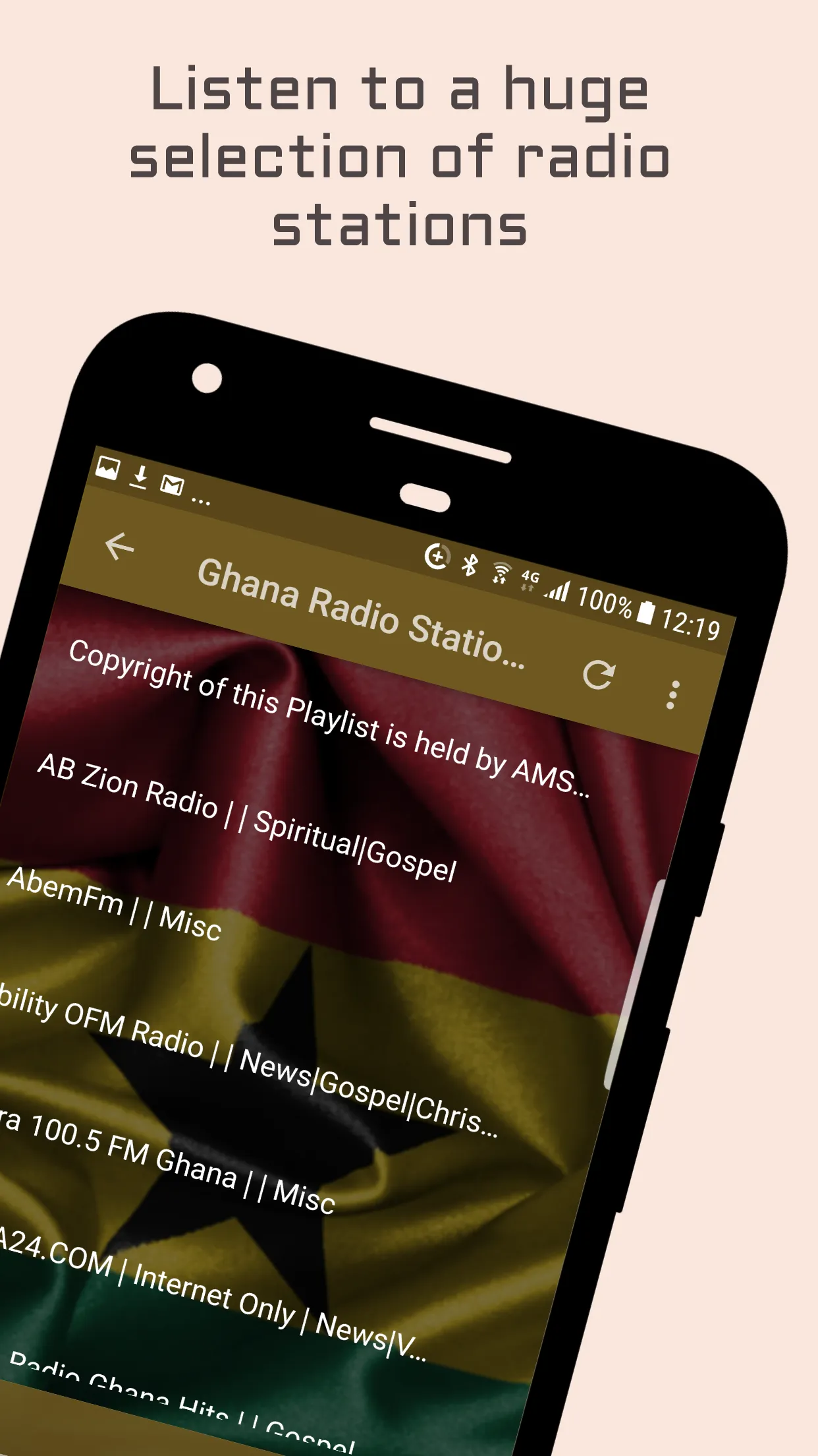 Ghana Radio Music & News | Indus Appstore | Screenshot