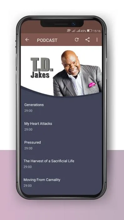 T.D. Jakes Motivation | Indus Appstore | Screenshot