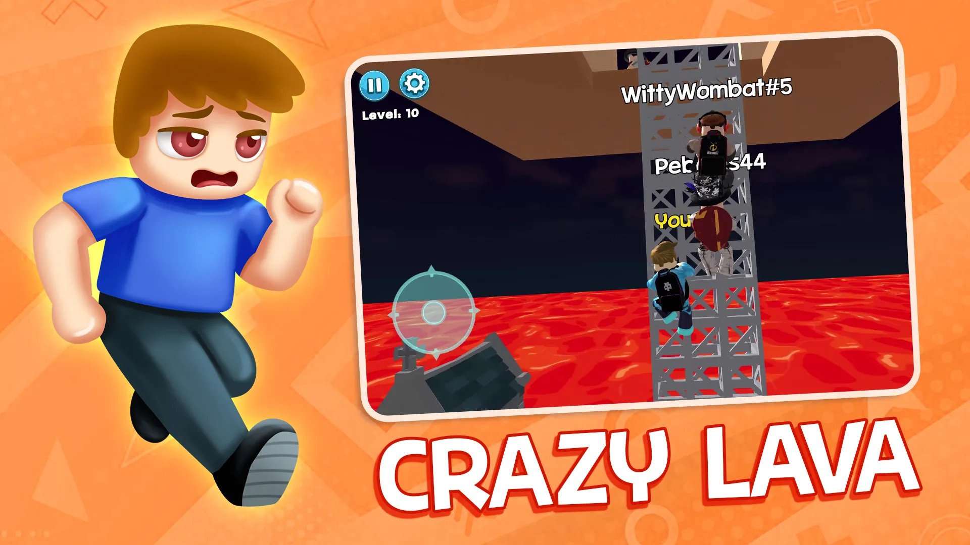 Obby Block World: Lava Fall | Indus Appstore | Screenshot