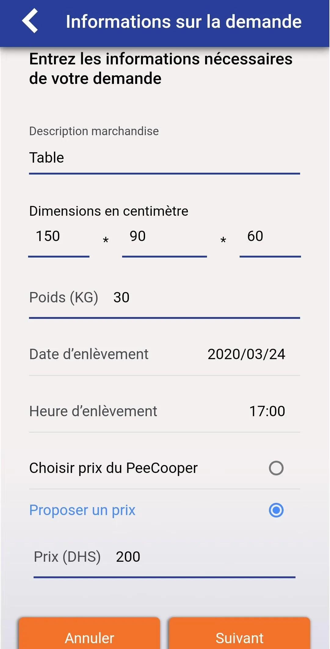 PeeCoop - Livraison colis, mar | Indus Appstore | Screenshot