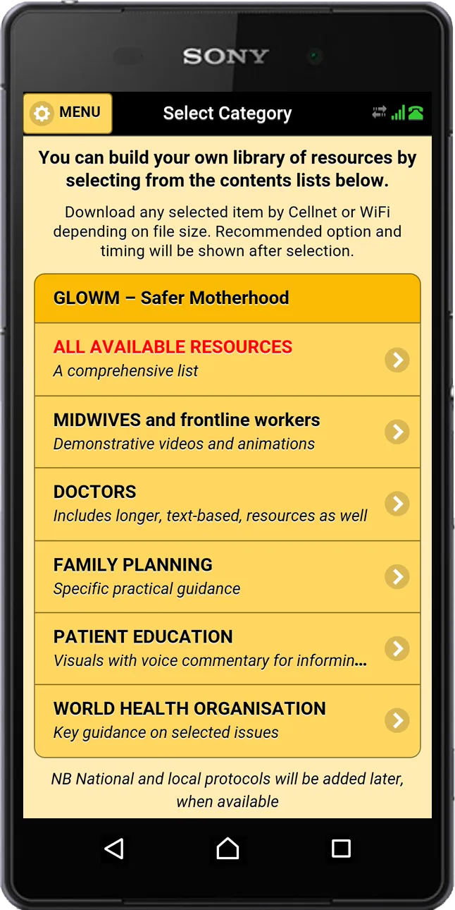 GLOWM Safer Motherhood | Indus Appstore | Screenshot