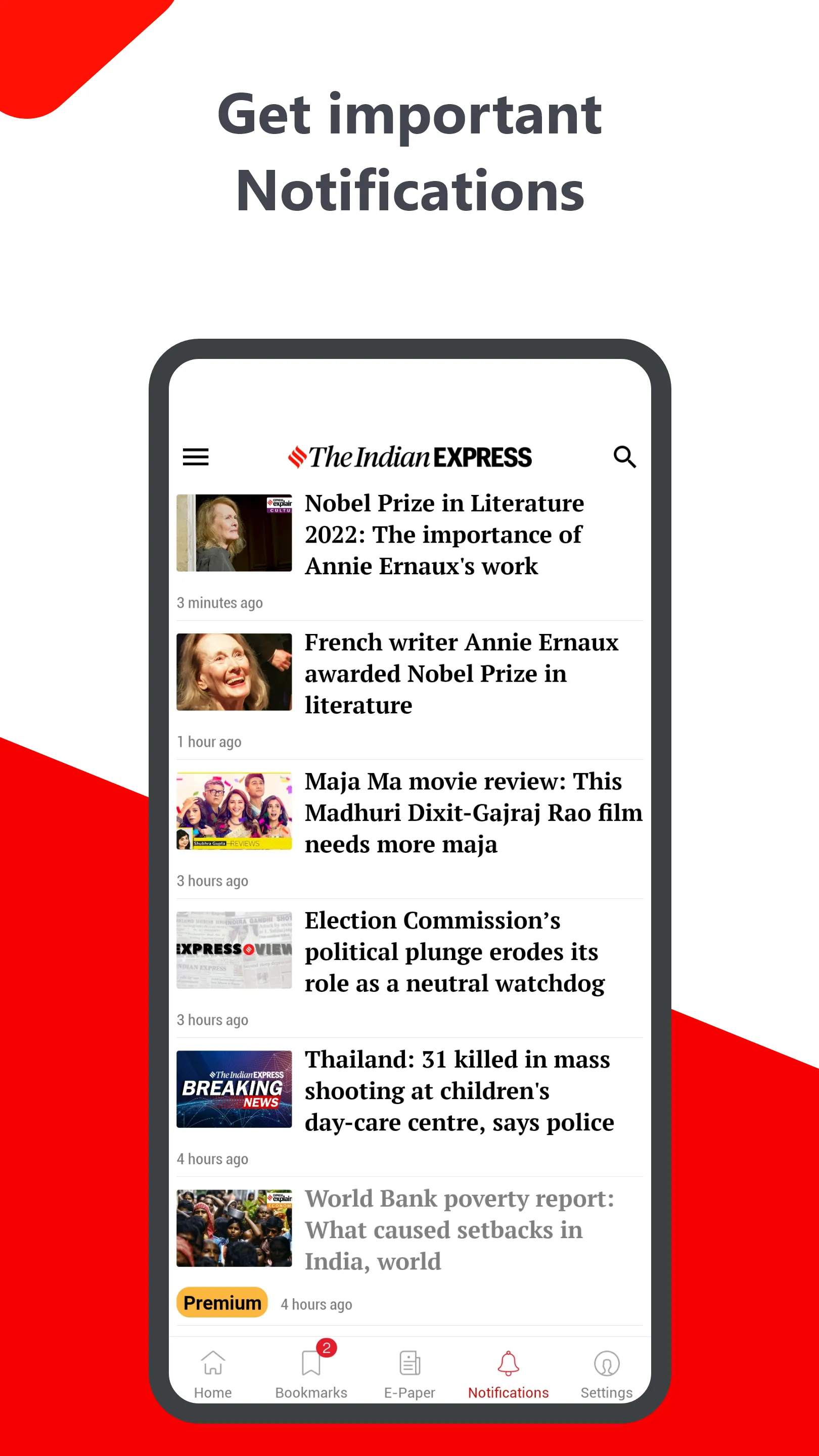 Indian Express News + Epaper | Indus Appstore | Screenshot