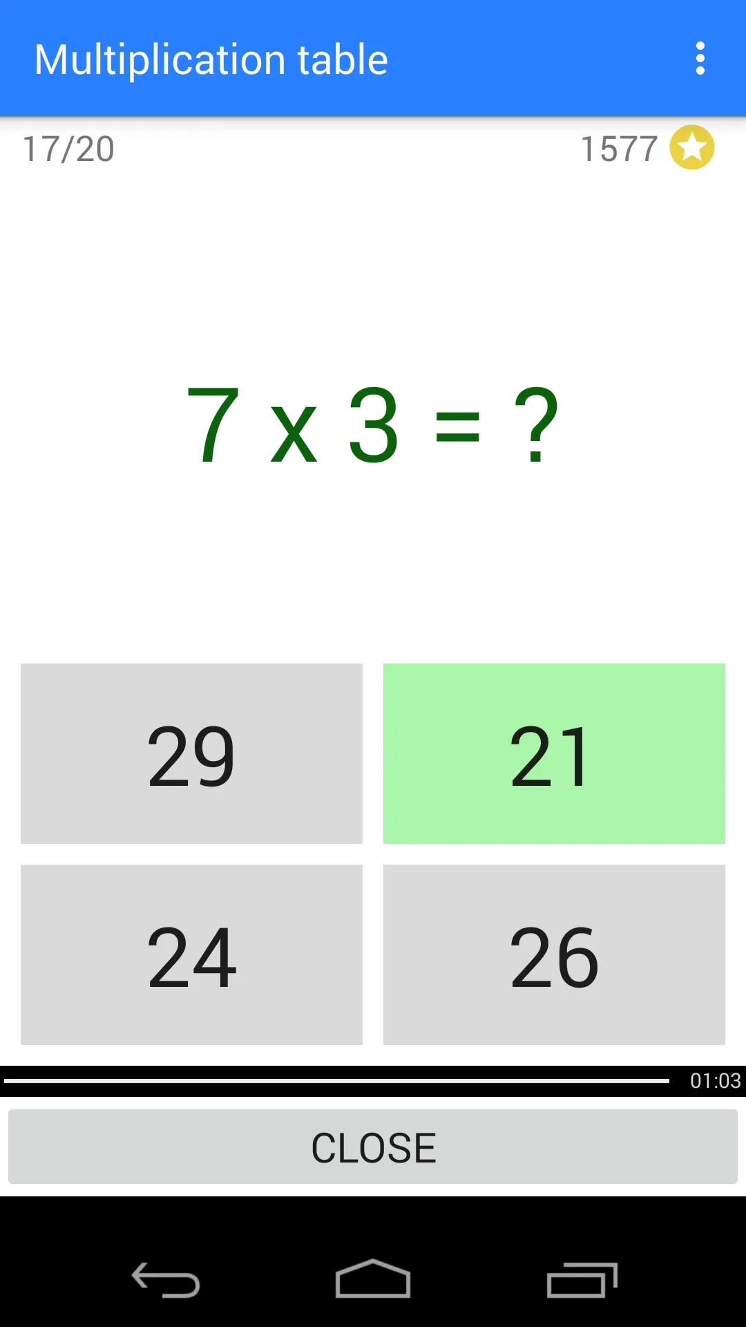 Learn Multiplication Table | Indus Appstore | Screenshot