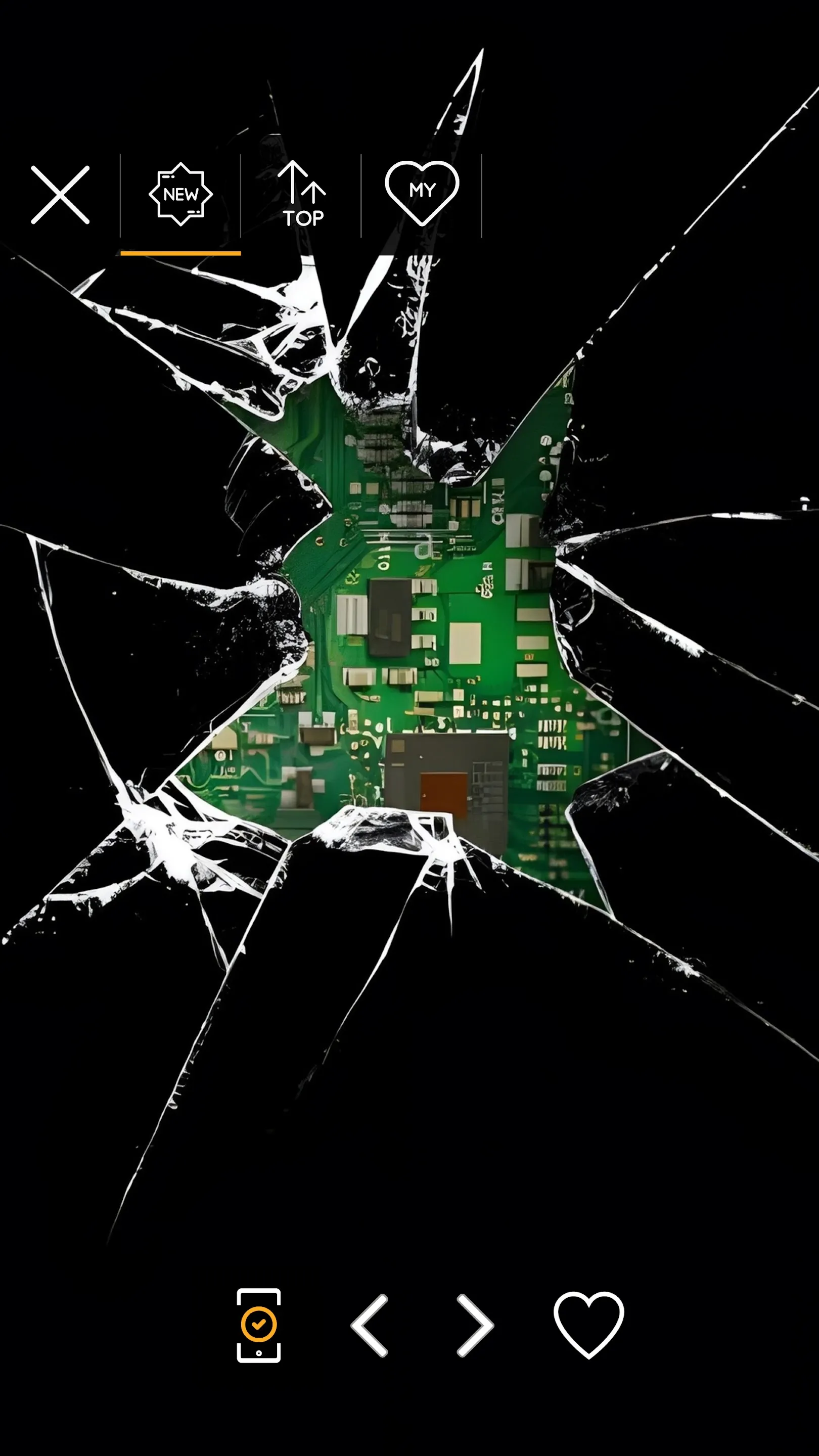 Cracked screen Wallpapers | Indus Appstore | Screenshot