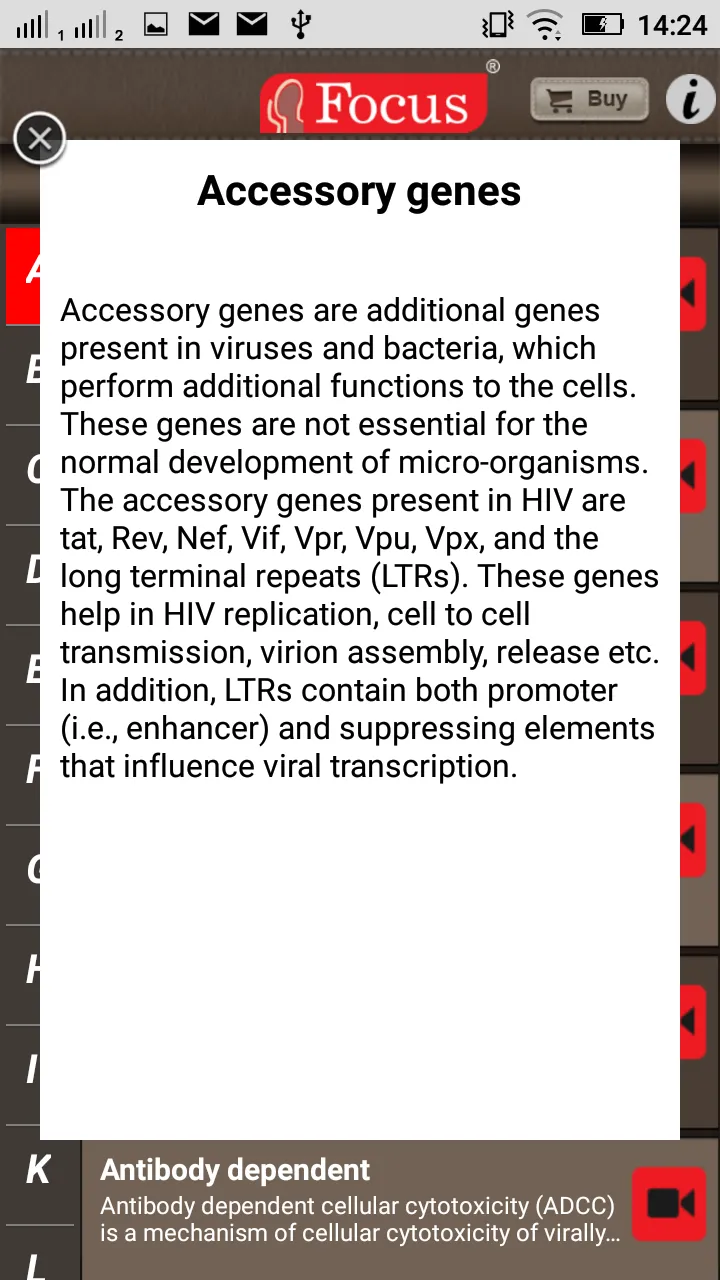 HIV & AIDS - Medical Dict. | Indus Appstore | Screenshot