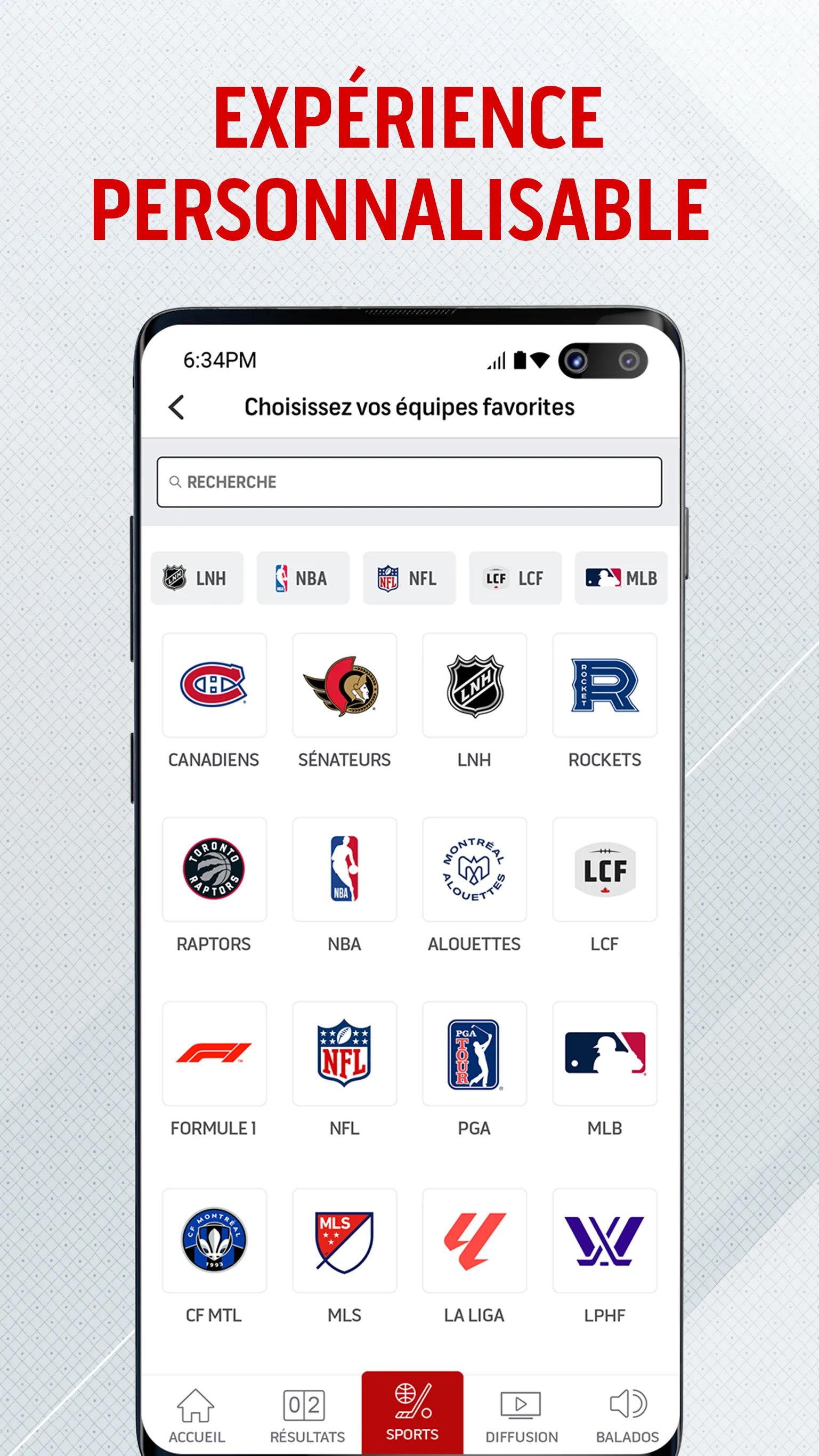 RDS: Sport, Hockey, Super Bowl | Indus Appstore | Screenshot