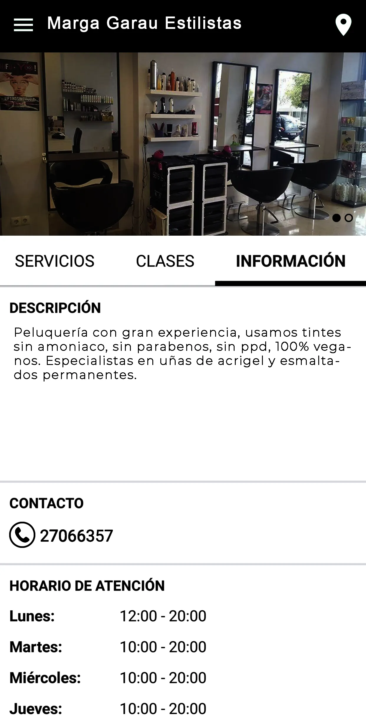 Marga Garau Estilistas | Indus Appstore | Screenshot