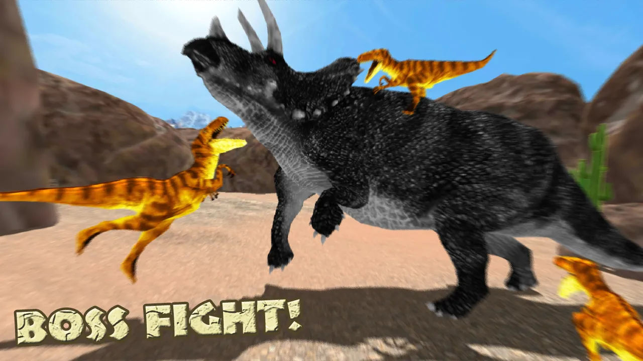 Hungry Raptor Desert Dino Hunt | Indus Appstore | Screenshot